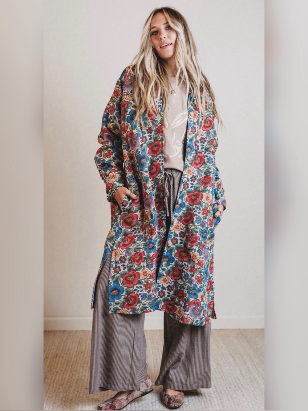 Davi & Dani Wander Field Floral Jacket